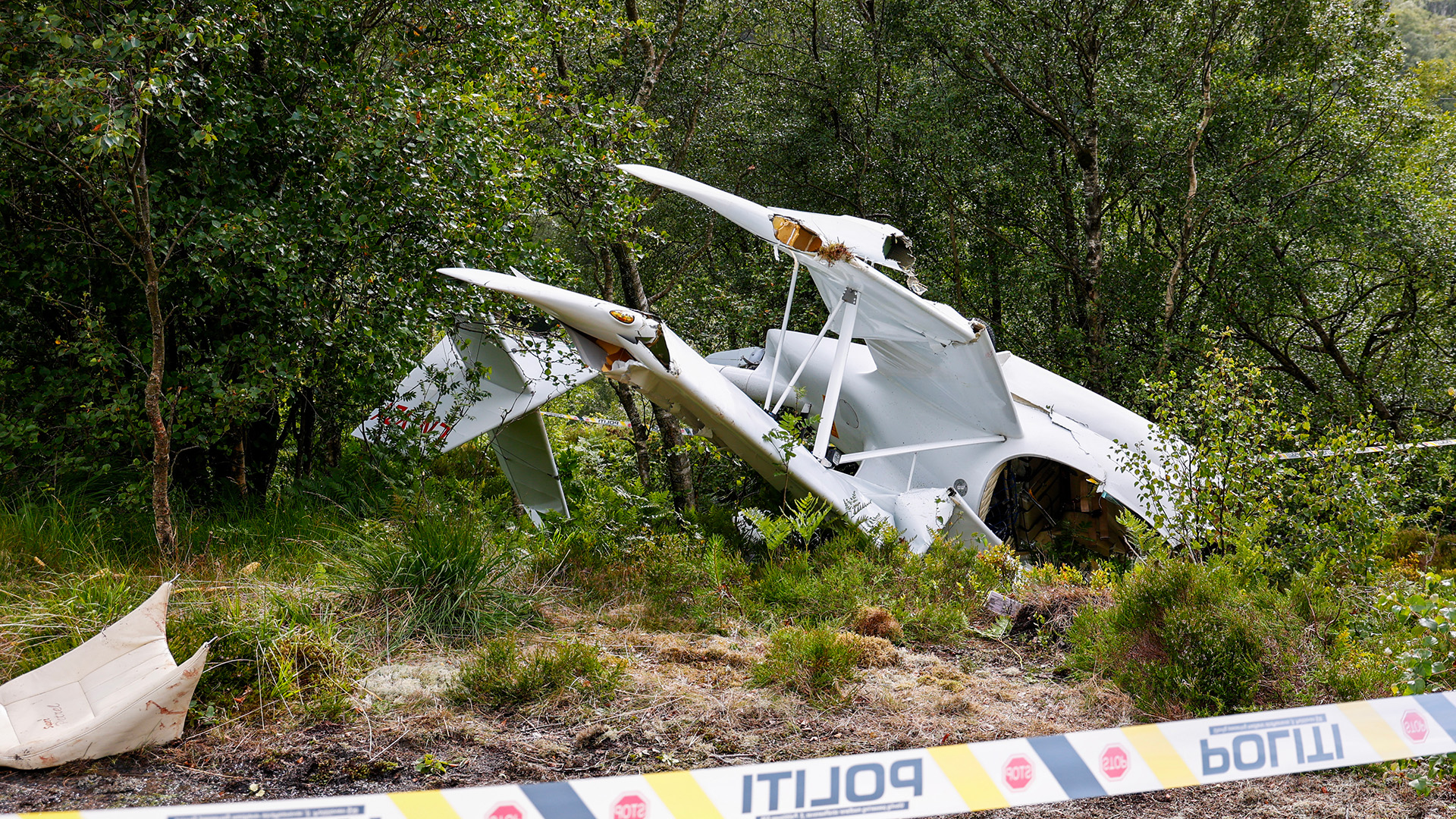 Крушение небольшого самолета на востоке Норвегии