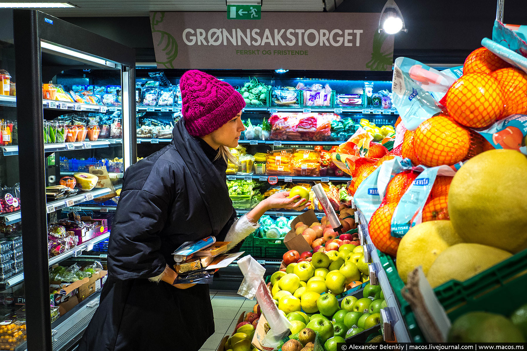 Цены на продукты питания в Норвегии
