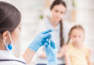 уровень вакцинации против гриппа среди детей из группы риска в Норвегии