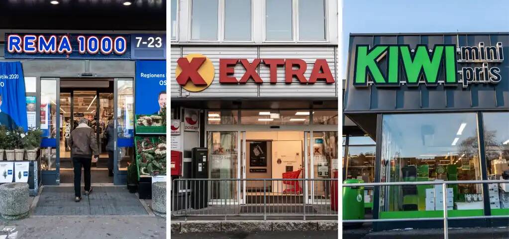 супермаркетов Norgesgruppen, Rema 1000 и Coop